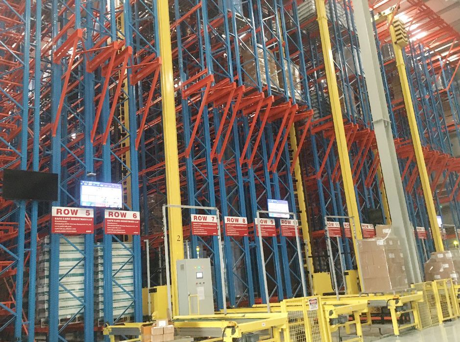 阿聯(lián)酋自動化立體倉庫【易達貨架】