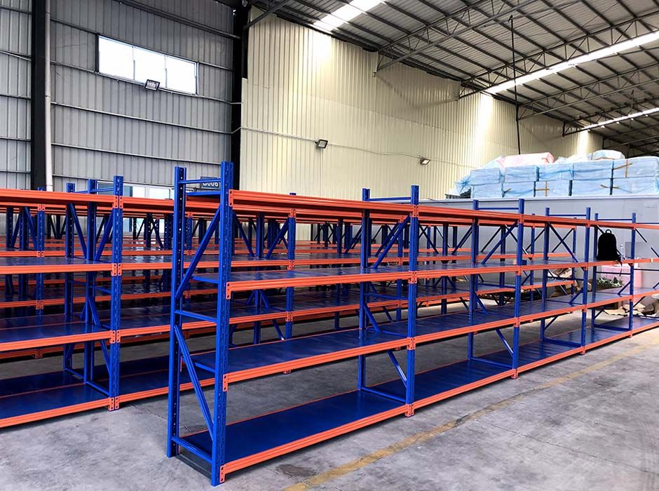 運強國際快遞（艾斯云倉）廣州擱板式貨架【易達貨架】