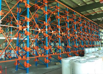 湛江倉庫貨架批發(fā)廠家卷料貨架價(jià)格【易達(dá)貨架】