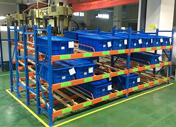 倉庫貨架定制廣州流利式貨架承重【易達貨架】