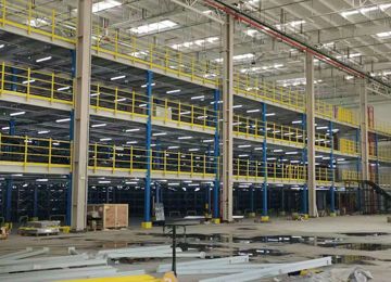 閣樓貨架每平方放1噸貨物需要多大的厚度？佛山重型貨架廠解析【易達(dá)貨架】