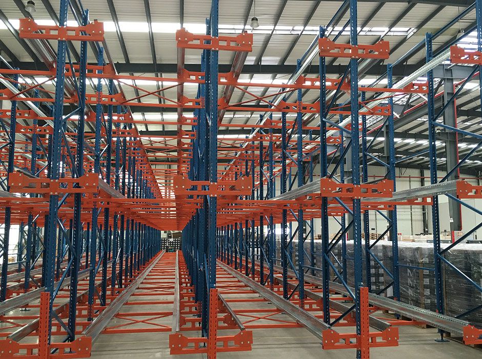 膜法智慧穿梭貨架立體貨架【易達貨架】