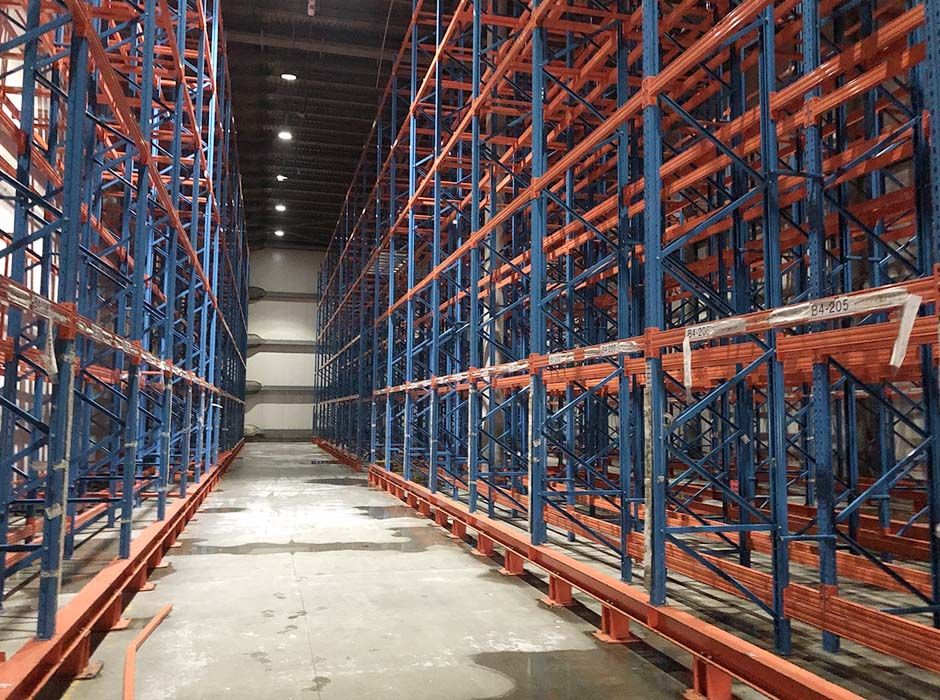 長運冷鏈廣州雙深位貨架【易達貨架】