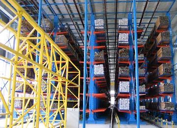 懸臂式鋁型材堆放貨架可以自動(dòng)化作業(yè)嗎？【易達(dá)智能貨架】