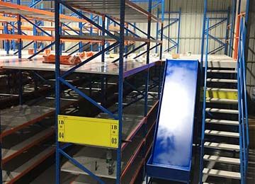 泉州倉庫貨架閣樓貨架可以設計斜坡嗎？【易達貨架】