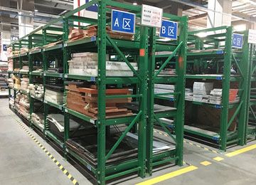 機(jī)械過濾器模具貨架是按需定制嗎？【易達(dá)貨架】