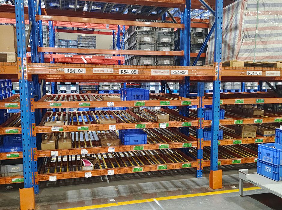 卡斯馬汽車系統(tǒng)廣州流利式貨架【易達貨架】