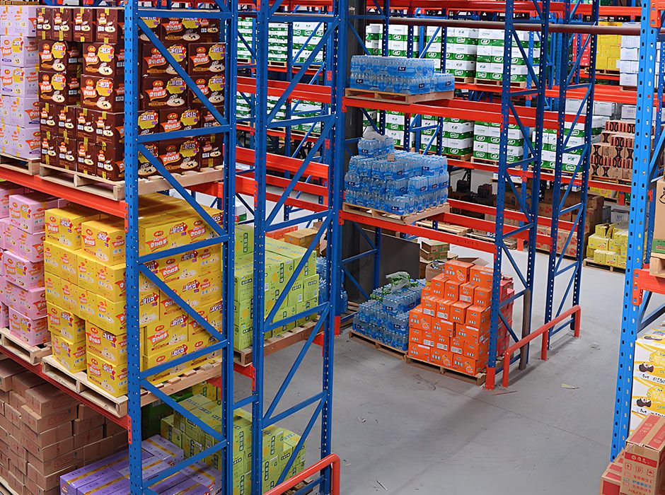 亞洲食品立體托盤式貨架【易達貨架】