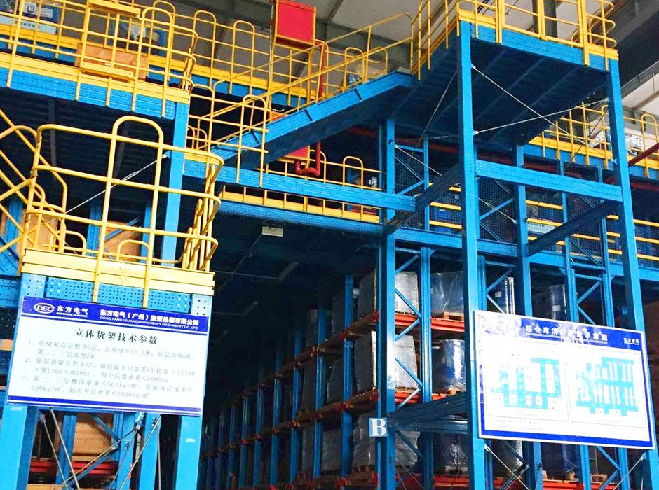 東方電氣集團三層閣樓平臺貨架【易達貨架】