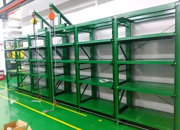 推拉式模具貨架最大能設(shè)計(jì)多大的承重？【易達(dá)貨架】