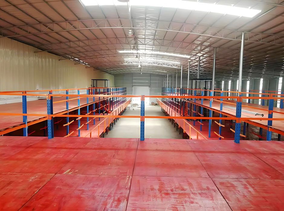 郴州糧油機(jī)械懸臂式貨架平臺【易達(dá)貨架】